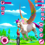 My Flying Unicorn Horse Game (MOD, Unlimited Money) 1.35