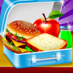 School lunchbox food recipe (MOD, Unlimited Money) 2.5