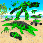 Crocodile Animal Robot Games (MOD, Unlimited Robots) 8.5