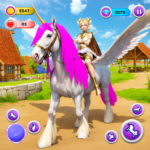 Unicorn Horse Stable Care Game (MOD, Unlimited Money) 1.25